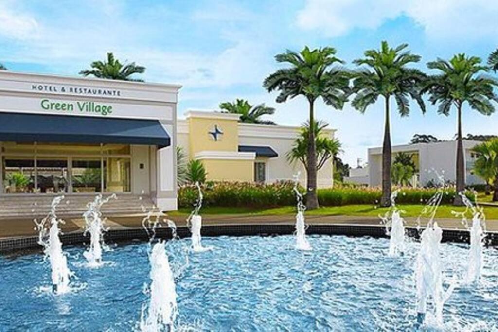 Resort&Lazer Piscinas, Beach Tenis, Bike, Golfe, Pesca, Ar, Wifi Fibra, Tv A Cabo E Lareira Агуас-ди-Санта-Барбара Экстерьер фото